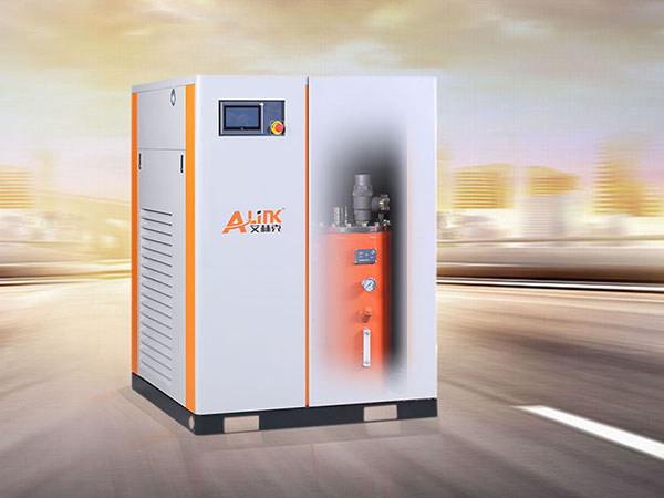 The detailed process of the working principle of the air compressor